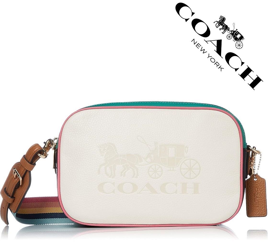 【セール中】COACH コーチバッグ F72704 チョークマルチ ダブルジップ ショルダーバッグ レディースバッグ クロスボディー 斜めがけバッグ  アウトレット品 新品未使用