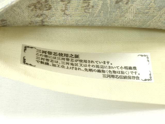 平和屋本店□極上 スリーシーズン 全通柄袋帯 歌川豊国 江戸乃花名勝会