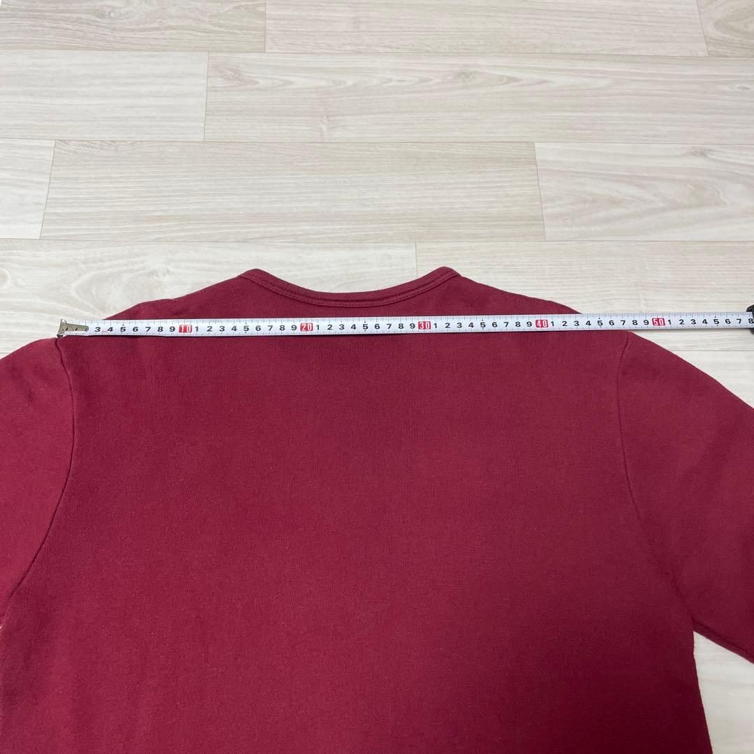 agnes b. アニエスベー バーガンディ ボタン付き 長袖トップス 2