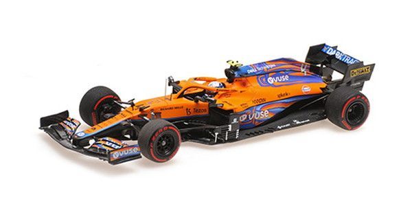 新品 MINICHAMPS 1/43 マクラーレン F1 チーム MCL35M ランド･ノリス アブダビGP 2021 完成品ミニカー 537216604 [佐川急便]