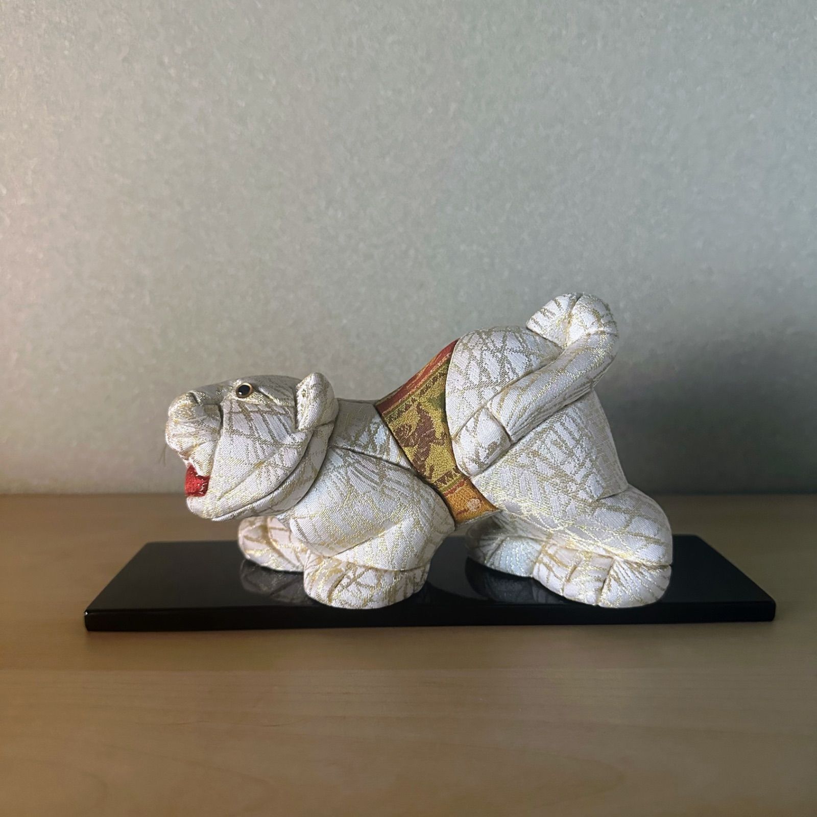 美品◇龍村美術織物 木目込人形 寅 虎 十二支◇木目込み人形 龍村 置物