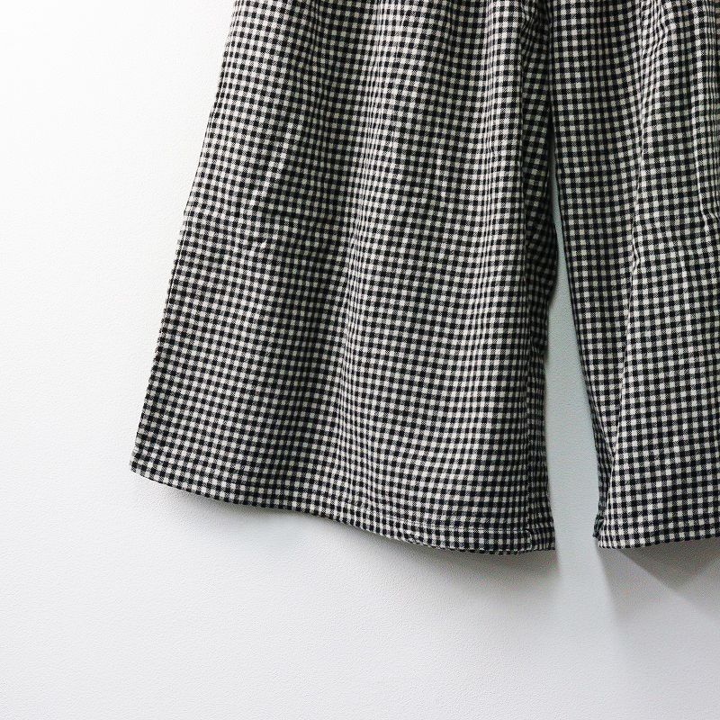 ネストローブ　ミニチェックタックプリーツキュロット　ワイドパンツ　日本製　ウール ミニチェックシリーズ | ONLINE SHOP | nest Robe Shop Blog
