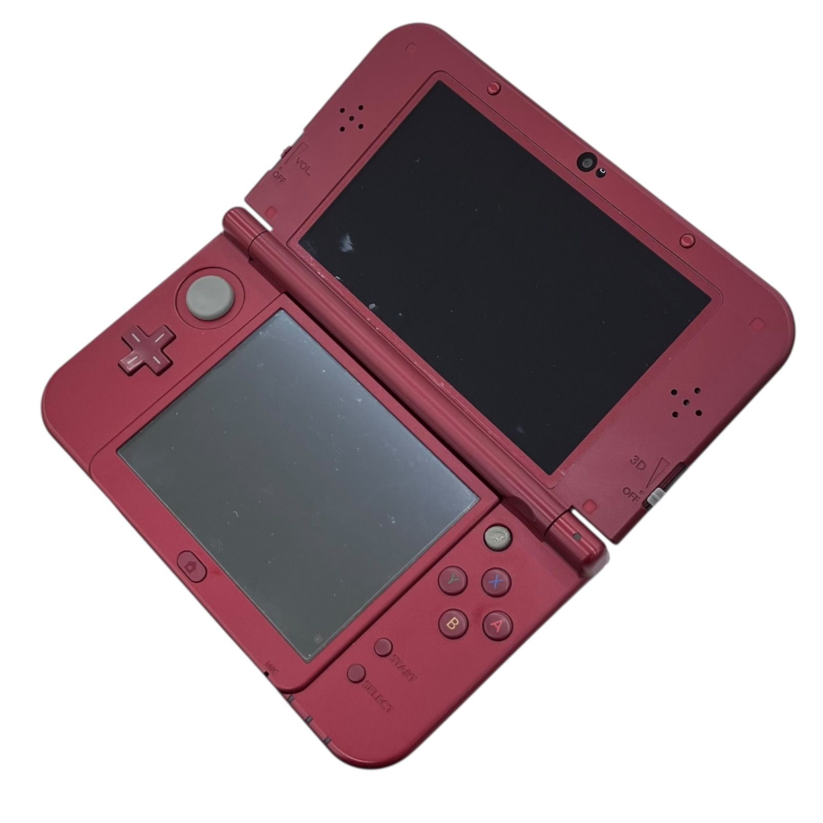 186000 充電器付き☆ 現状品 任天堂 new Nintendo3DS LL RED-001