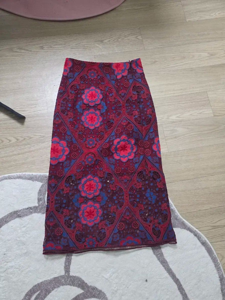 SANDRO サンドロ calla フラワー パターン スカート