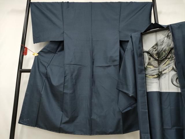 平和屋着物男性　本場大島紬　アンサンブル　100亀甲　総詰め　正絹　逸品　AAAP0775jd