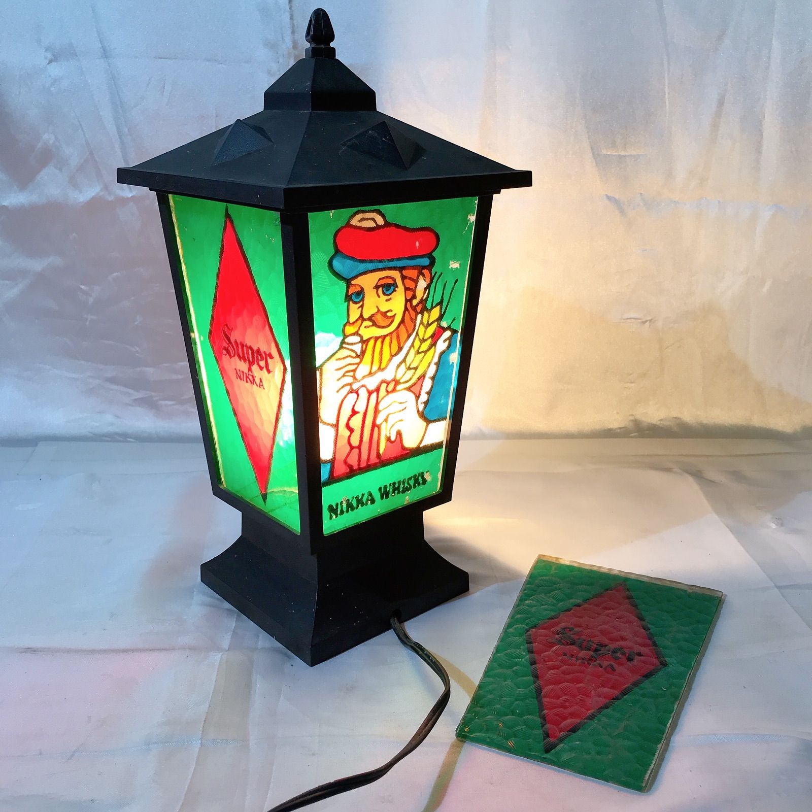 ニッカウィスキー ステンドグラスランタン 照明 ニッカウヰスキーの