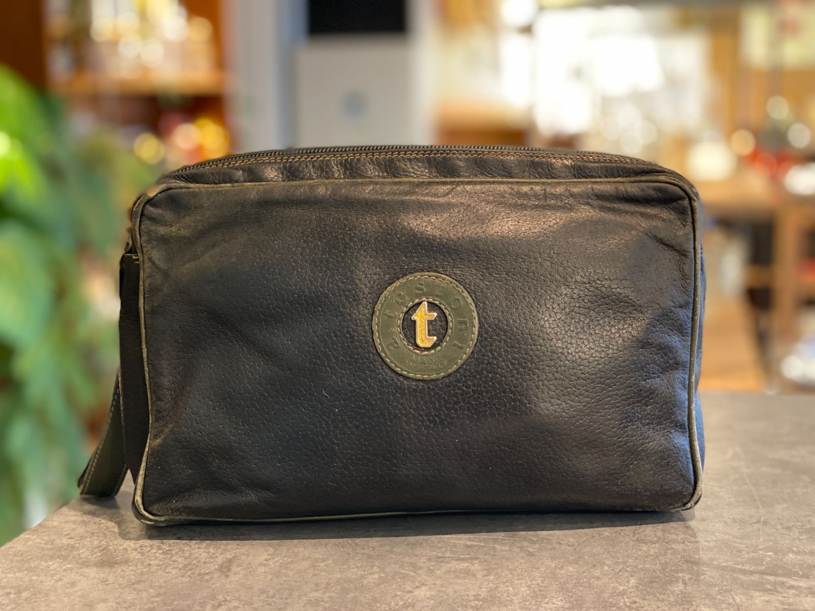 ■a.testoni Atestoni Second Bag Clutch Bag Leather ⑨ ■