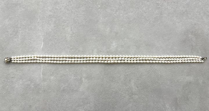 淡水パール ３連チョーカー ネックレス④ SIROKUMA-CORPORATION_COM