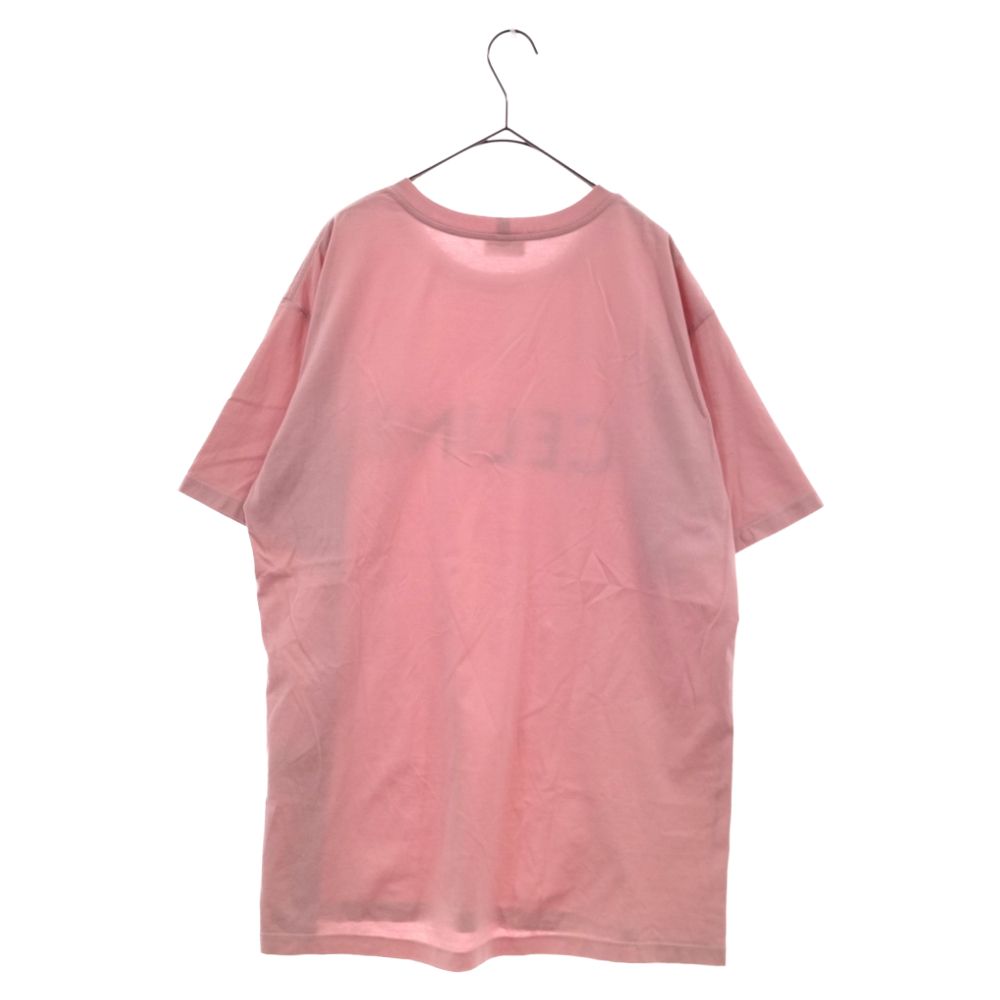 【CELINE】Lovely★ロゴTで春映え★淡ピンクでフェミニンに CELINE (セリーヌ) 22SS LOOSE LOGO PRINT TEE ロゴプリント