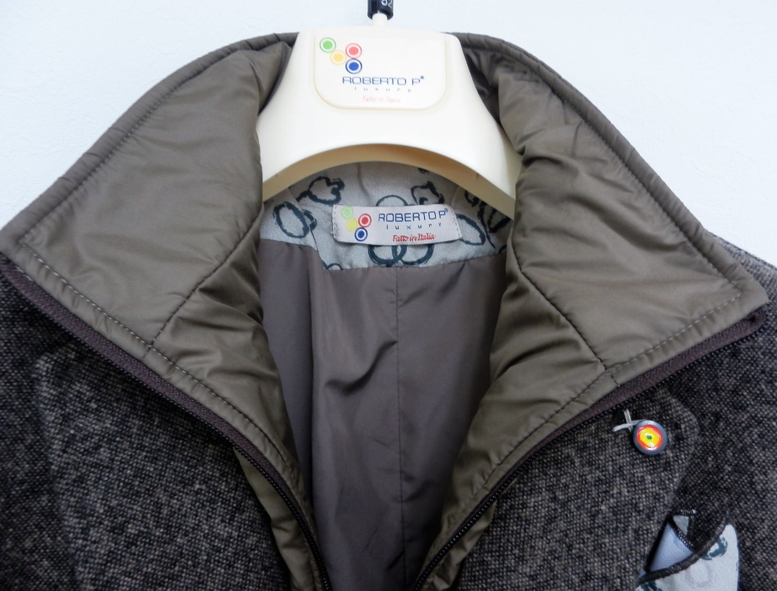 【新品】ロベルトペペ ROBERTO Pラグジュアリー中綿ジャケット イタリア製 ロベルトペペ ROBERTO P ラグジュアリー 中綿ジャケット イタリア製