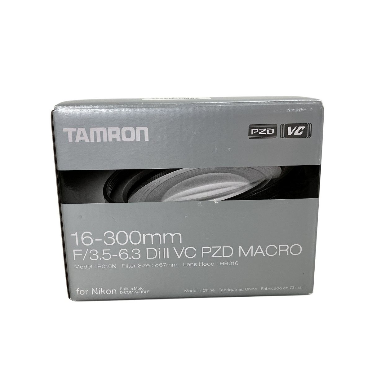 TAMRON Model B 016 N 16 300 mm F 3 5 6 Di II VC PZD MACRO ニコン用 タムロン