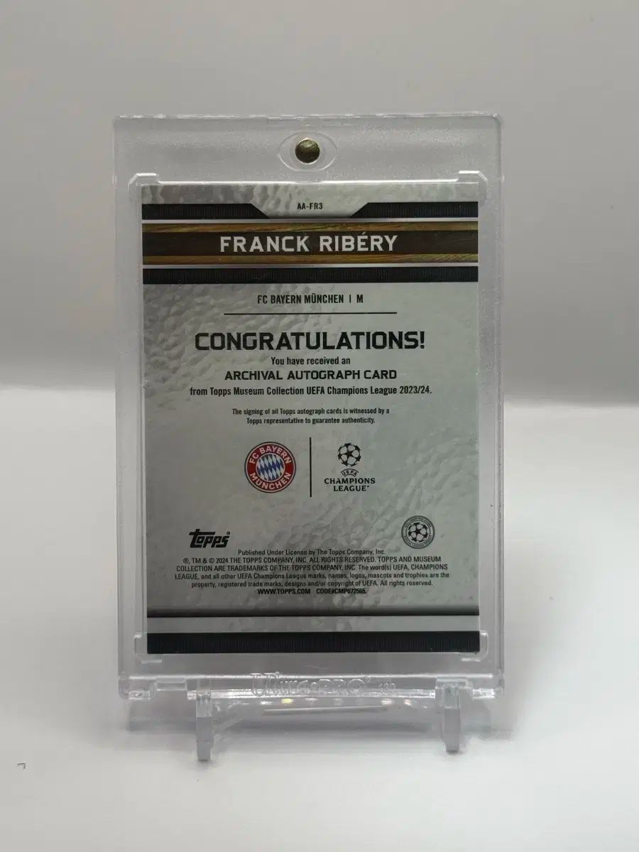 Topps レヴェリー チャンピオンズリーグ 直筆 サイン カード