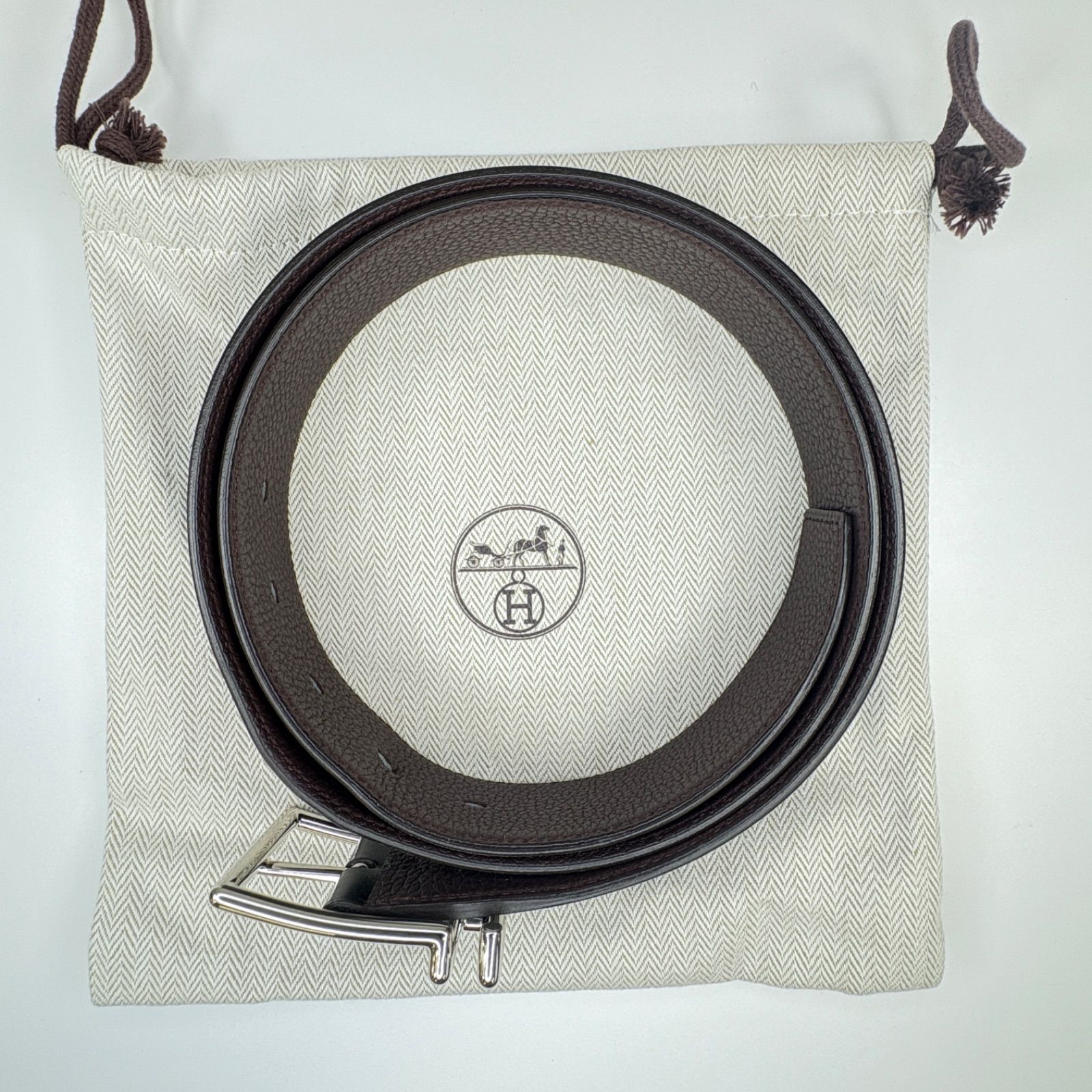 美品✨】90サイズ HERMES エルメス ネイサン40 メンズベルト - メルカリ 