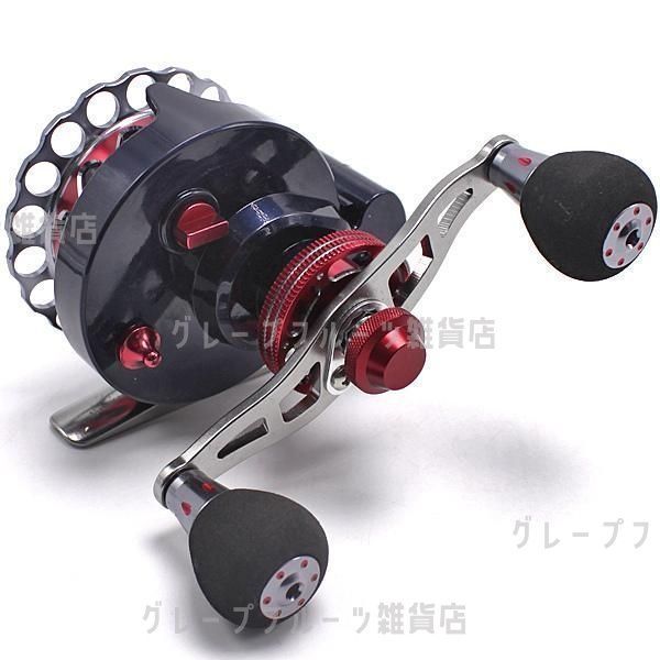 レベルワインダー付き カセ釣り 筏リール ヘチ釣り タコ イカ