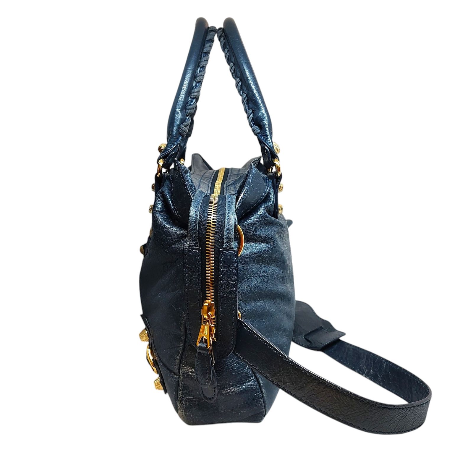 BALENCIAGA バレンシアガ 2WAY レザー シティ ジャイアント ショルダー 