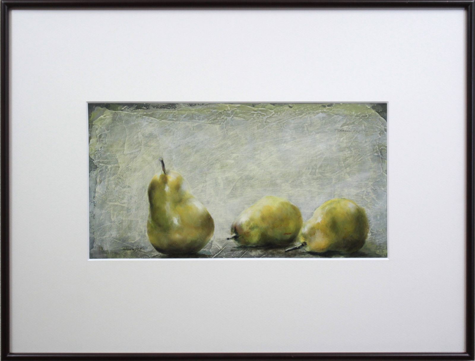 藤井高志『洋なし』油彩画【真作保証】 絵画 藤井高志『洋なし』油彩画【真作保証】 絵画 - メルカリ