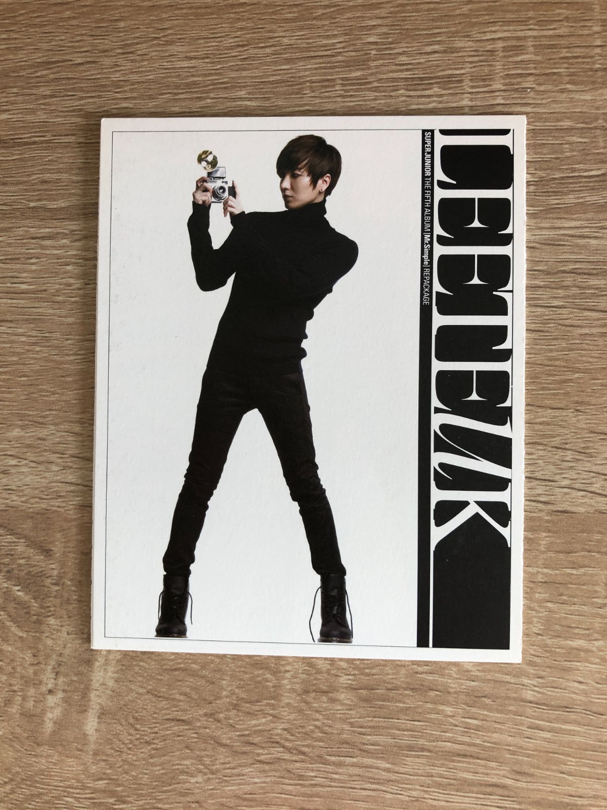 super junior A CHA CD トレカ　5枚　mr.simple Super Junior 5th Album Mr. Simple Type A Sungmin Ver. CD Good Cond