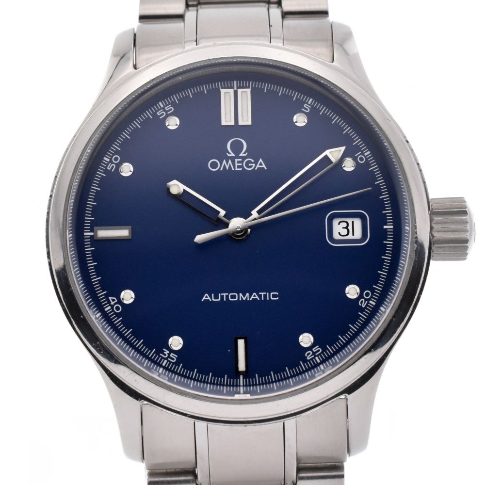 オメガ OMEGA 5203.8 クラシック デイト SS 自動巻き メンズ良品 D#129568