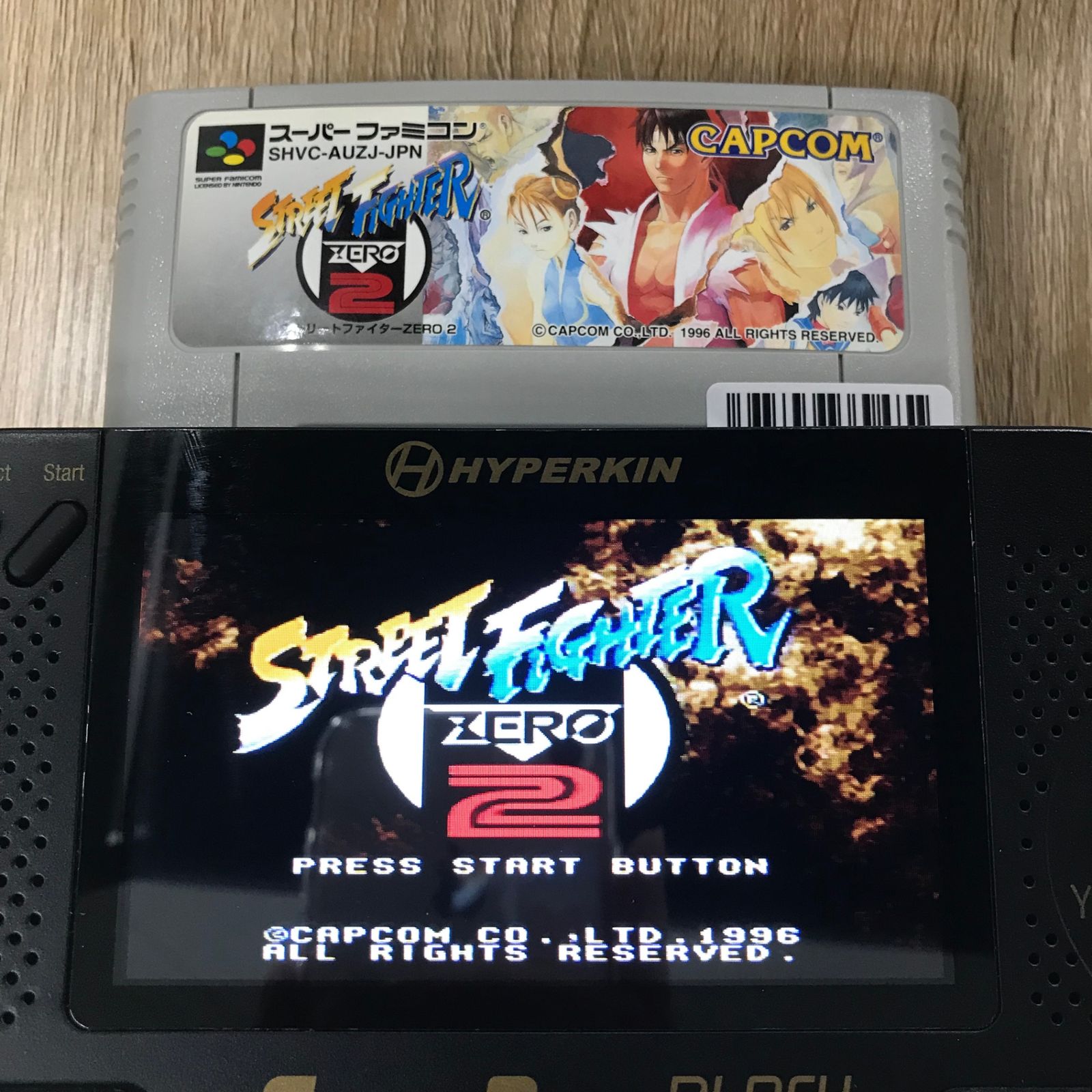 動作確認済み　スーパーファミコン版ストリートファイターZERO2です。 ストリートファイターZERO2/スーパーファミコン(SFC)/ソフトのみ