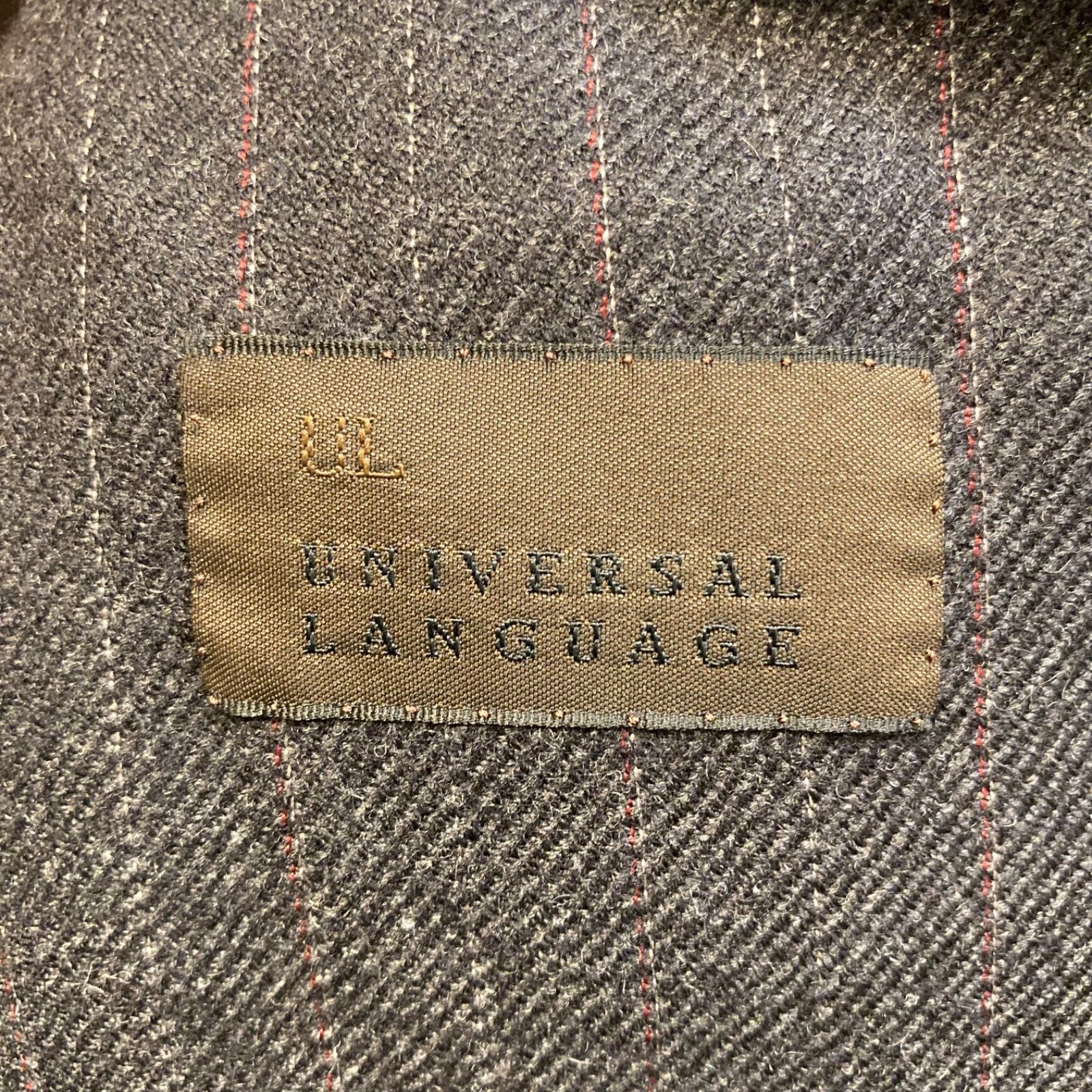 美品 UNIVERSAL LANGUAGE×Ermenegildo Zegna ユニバーサル