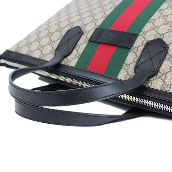 美品 グッチ GUCCI GGスプリーム PVC ブラック 黒 シェリー ショルダー