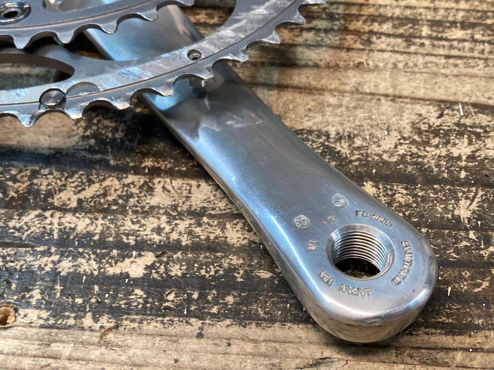 美品　シマノ　アルテグラ　クランク　FC-6500 170 ULTEGRA 美品 シマノ アルテグラ クランク FC-6500 170 ULTEGRA