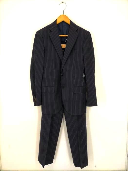 トゥモローランド TOMORROWLAND VITALE BARBERIS CANONICO WOOLu0026MOHAIR ストライプテーラードジャケット スラックスパンツ スーツセットアップ メンズ  42
