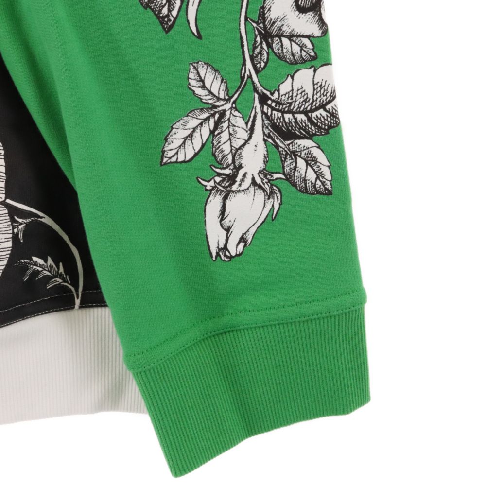 VALENTINO Dark Bloomingフロントロゴ プルオーバーパーカー VALENTINO Dark Bloomingフロントロゴ プルオーバーパーカー