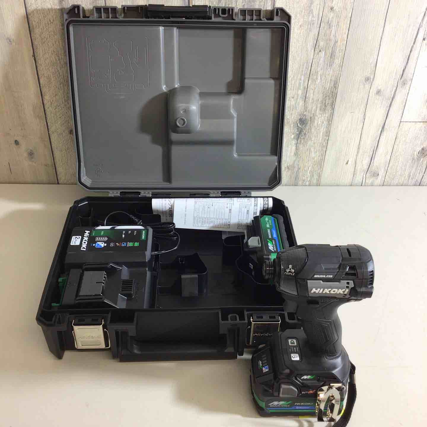 ハイコーキ コードレスインパクトドライバ ストロングブラック WH36DD 2XHBSZ 戸田店