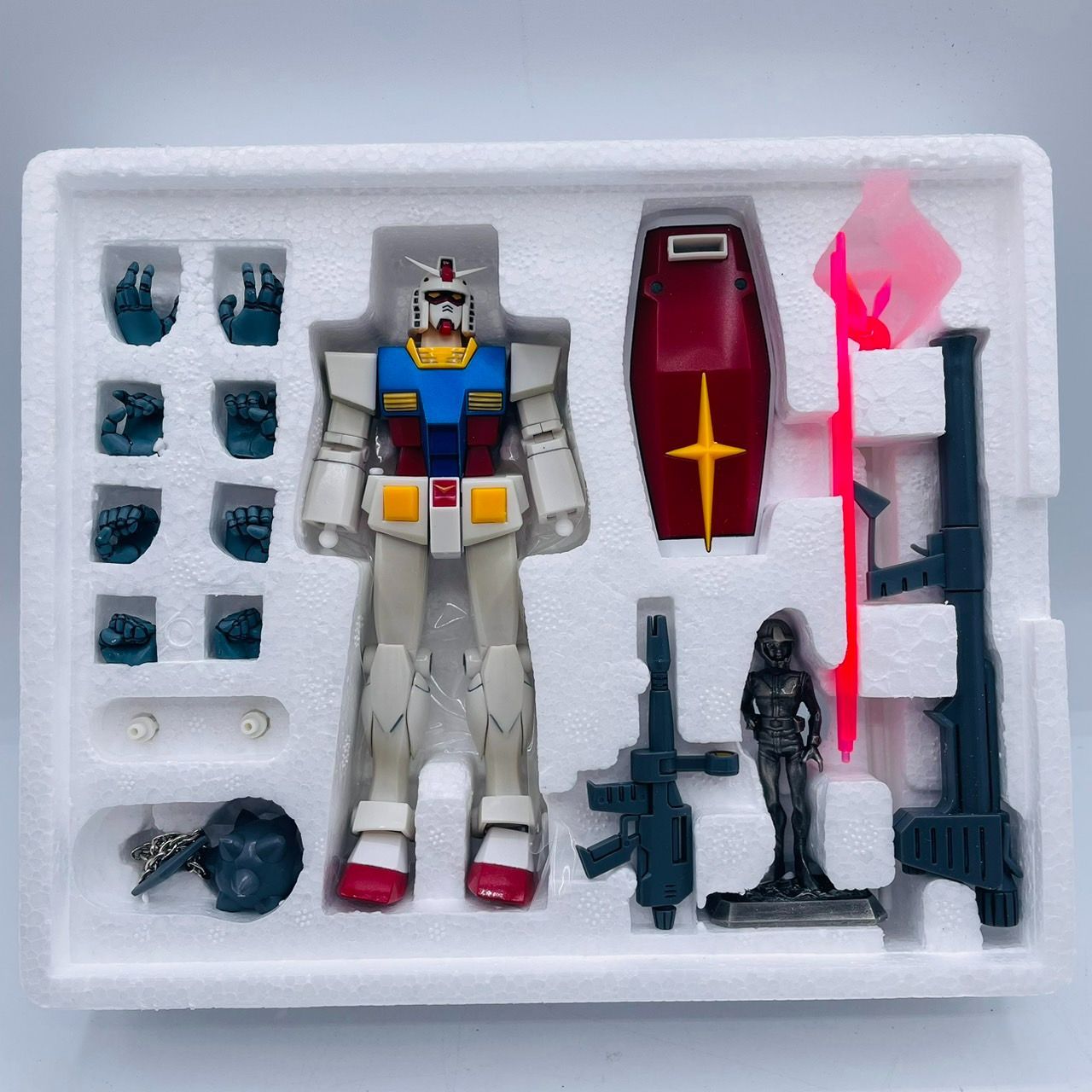 BANDAI - 可動戦士 ガンダム バンダイ 超合金 ＆ V作戦BOX 可動戦士ガンダム 超合金GD－16 バンダイ 展示中 in Museum of