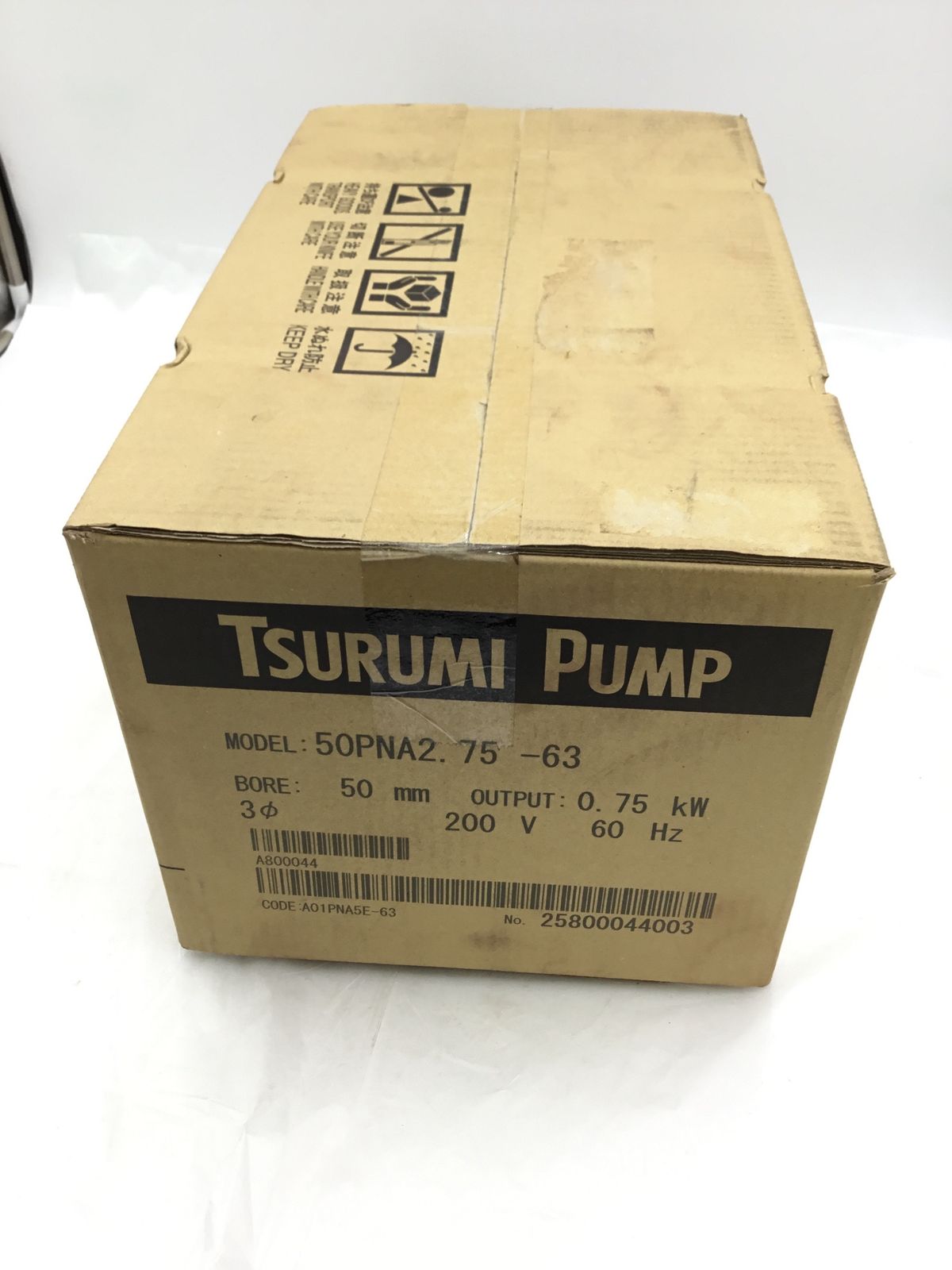 鶴見 水中水中ハイスピンポンプ 50PNA2.75-63 ITC6MC55LE2U エコツール半田店 M02