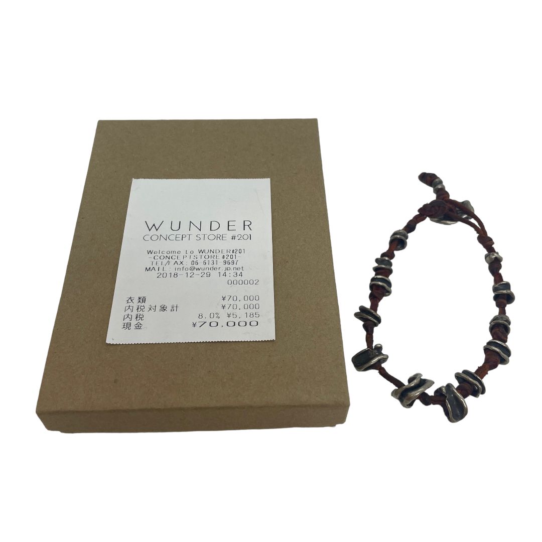 レザーブレスレット メンズ セレクトショップ WUNDER 送料無料 中古