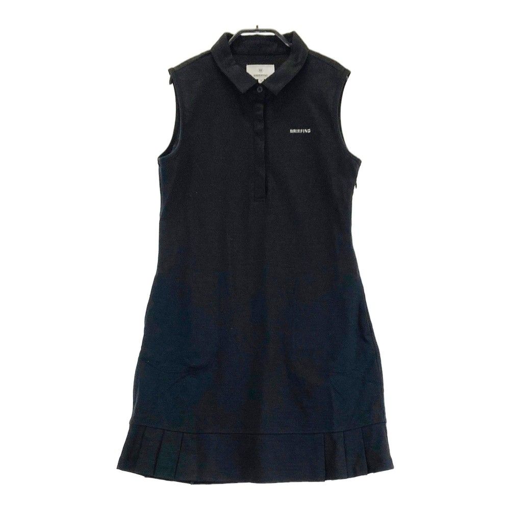 BRIEFING GOLF ブリーフィング ノースリーブ ポロワンピース 黒 BRIEFING GOLF セール20%OFF 日本正規品 ブリーフィング ゴルフ