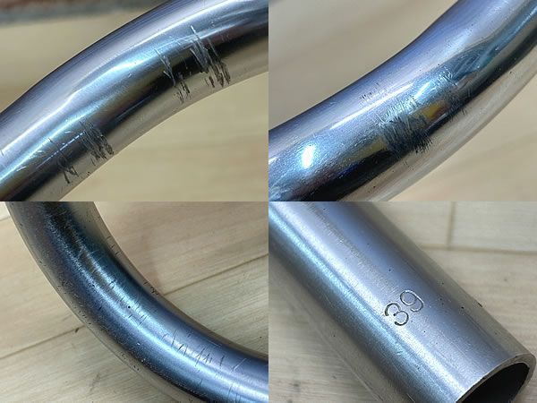 大特価sale!! 中古 NITTO GRAND RAUNDONNEUR DROPBAR 135 390mm 316g ニットー アルミドロップハンドル ランドナー ロード ミニベロ ピスト 同梱発送承り中!! M-773