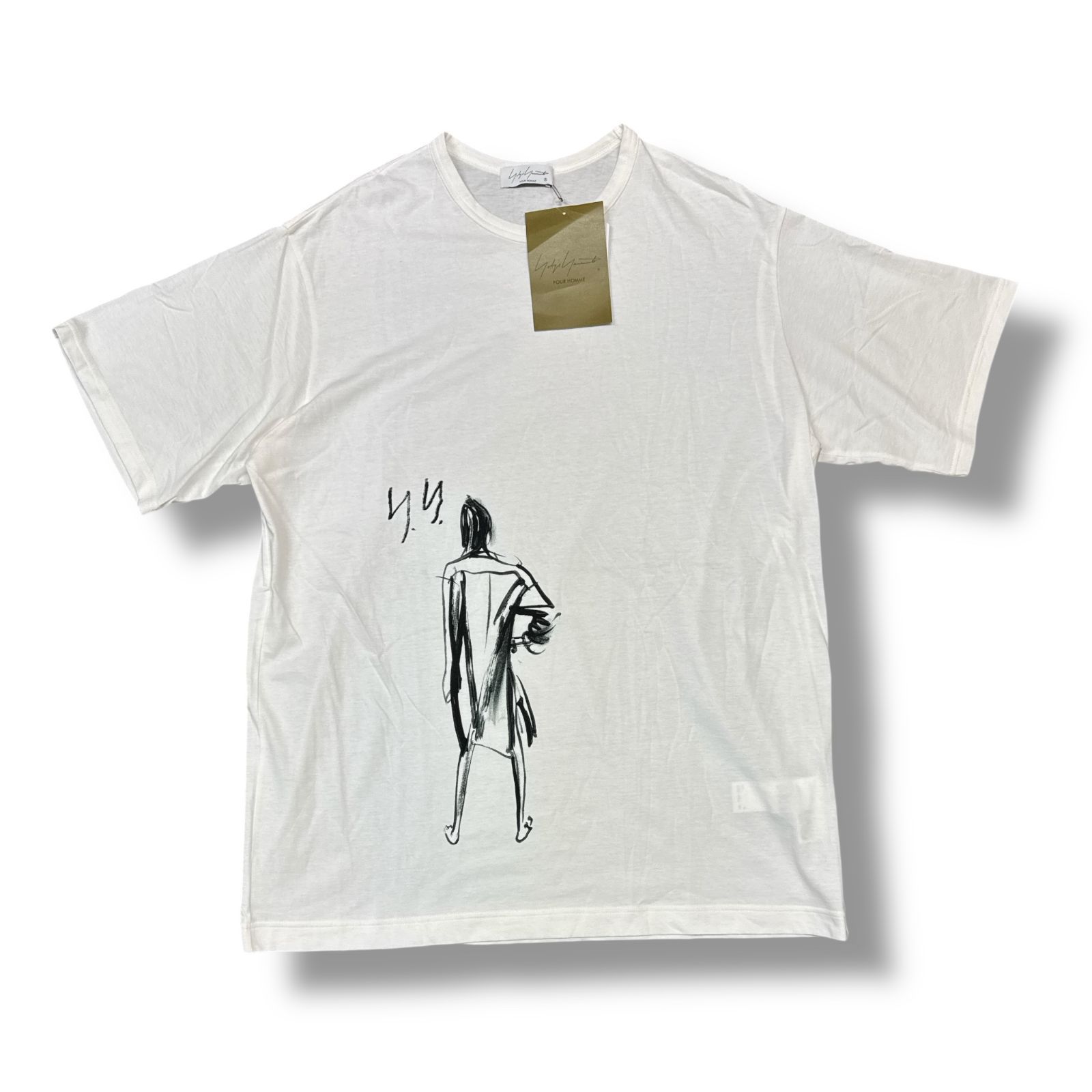 参考上代28600円 未使用品 Yohji Yamamoto POUR HOMME SINGLE JERSEY 