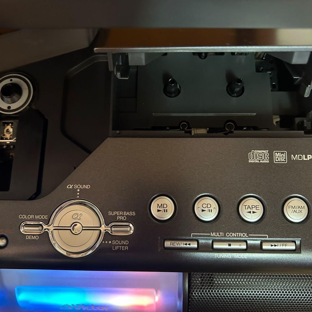 最大35％offセール。 JVC ビクター クラビア CD MDポータブルシステム RC-L1MD-B