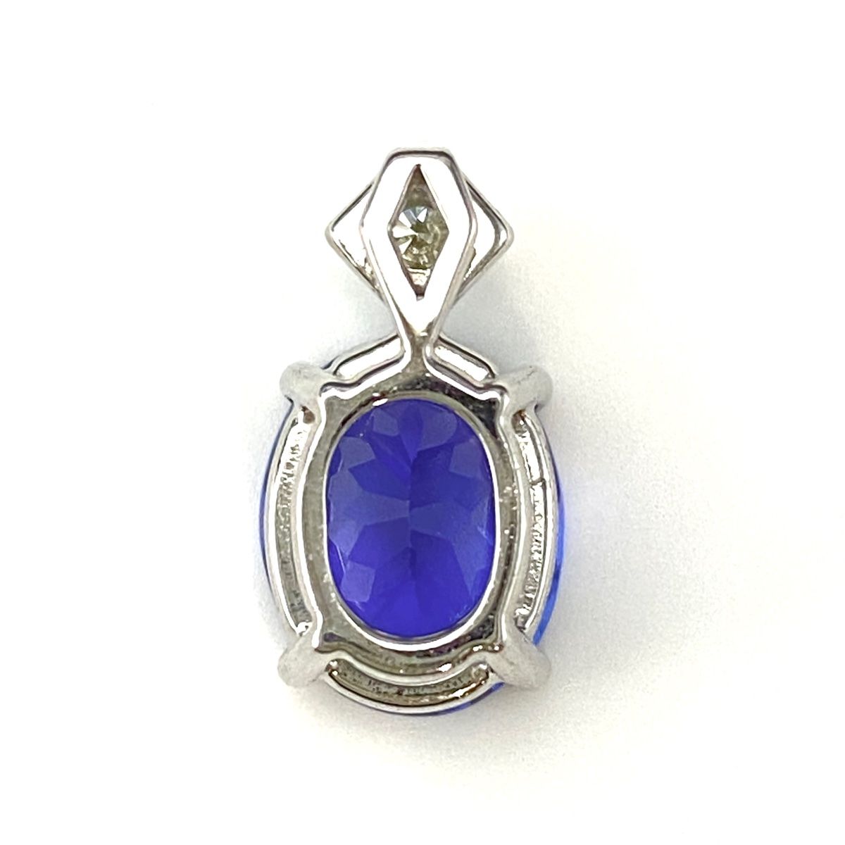 GSTV タンザナイト ペンダントトップ レディース Pt950 4.0g プラチナ ネックレスブラ ジーエスティーヴィー 中古 GSTV Pt950 プラチナ ペンダントトップ タンザナイト 1.00ct ブルートルマリン 0.03ct オーバル  パライバ新品仕上済zz中古送料無料 | EverydayGoldrush