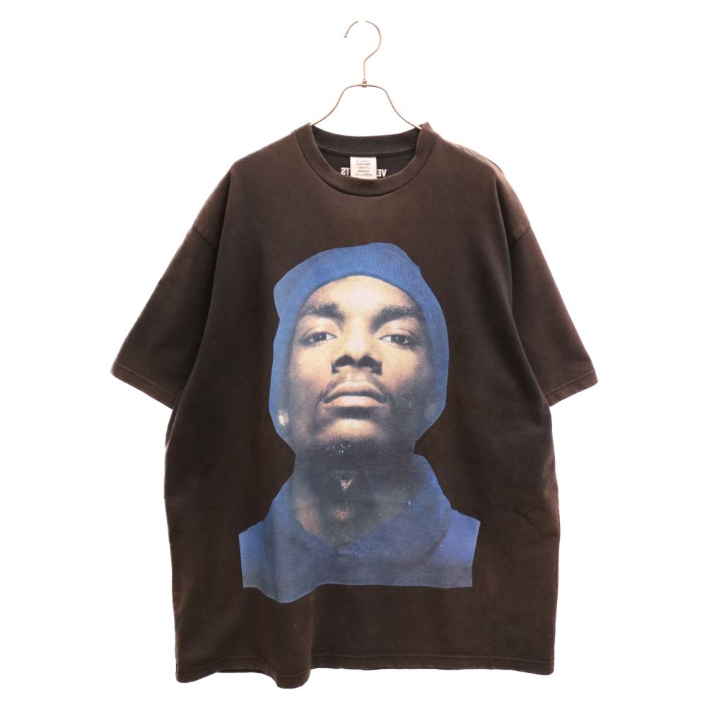 VETEMENTS (ヴェトモン) 16AW Snoop Dogg スヌープドッグプリント クルーネック半袖Tシャツカットソー ブラック  WF17TP14 - メルカリ