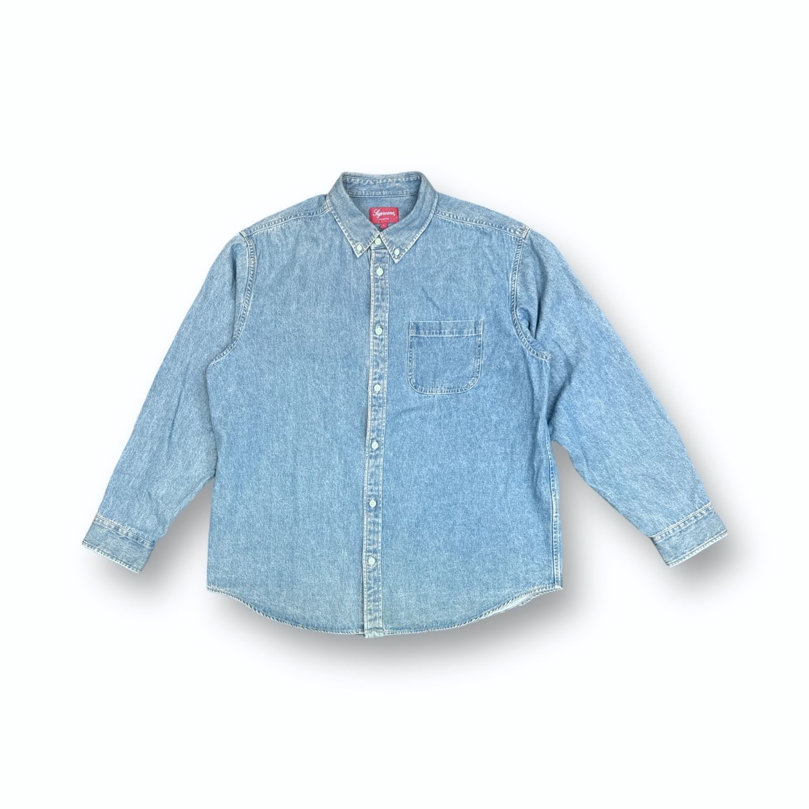 Supreme 21AW Applique Denim Shirt デニムシャツ