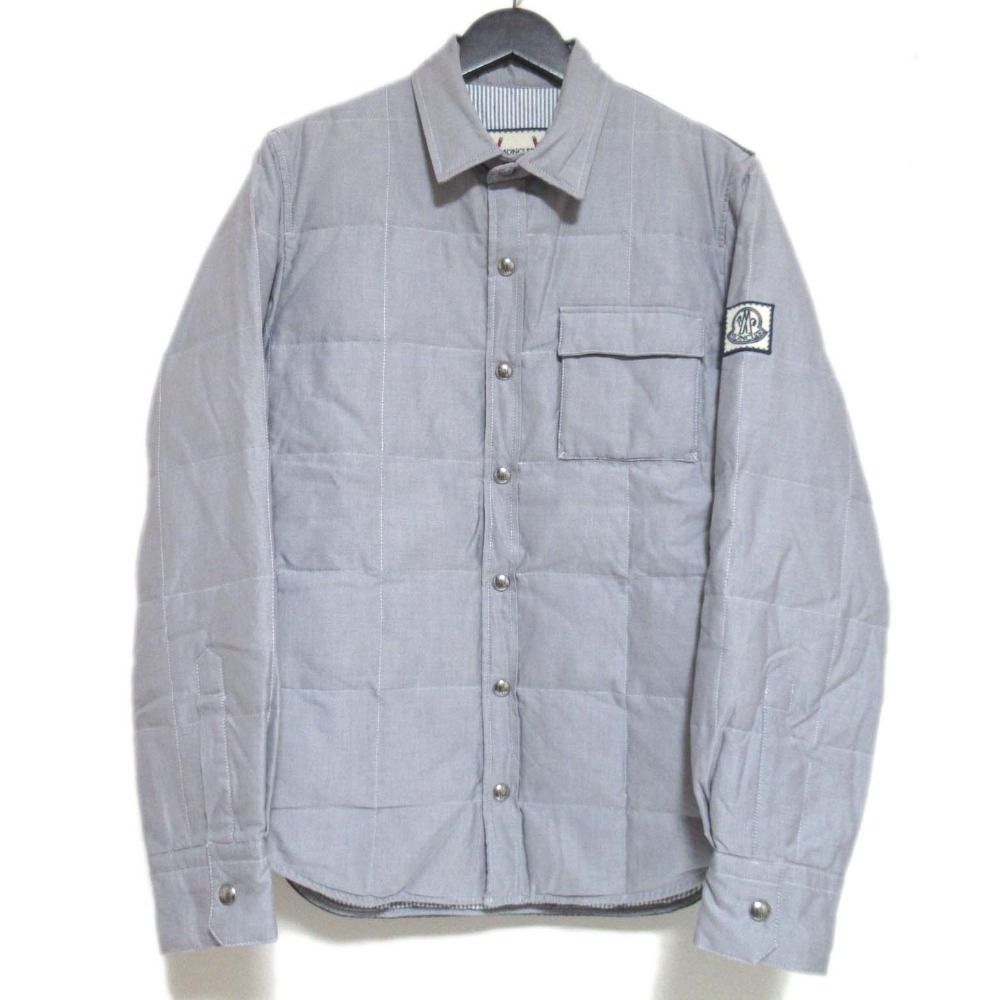 MONCLER GAMME BLEU モンクレール　ダウンシャツ　サイズ2 MONCLER GAMME BLEU モンクレールダウンシャツサイズ2