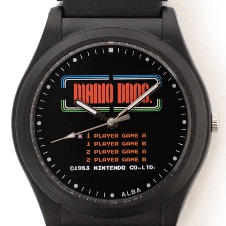 超歓迎通販ALBA BEAMS コラボ　別注 マリオブラザーズ 3針ウオッチ 3本セット 腕時計(アナログ)