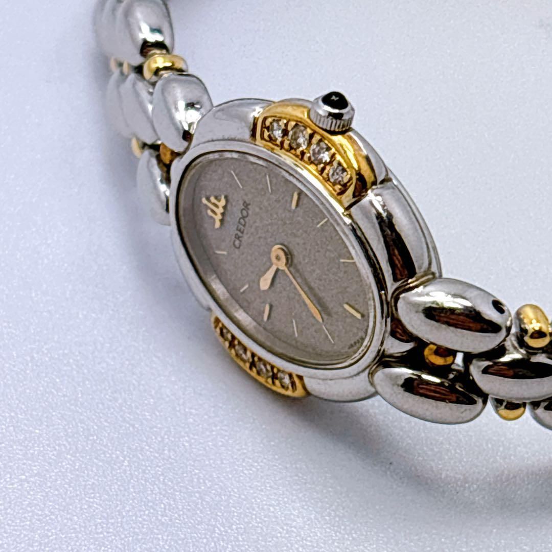 634 セイコー クレドール 1E70-3040 ダイヤ 18KT 腕時計 - メルカリ