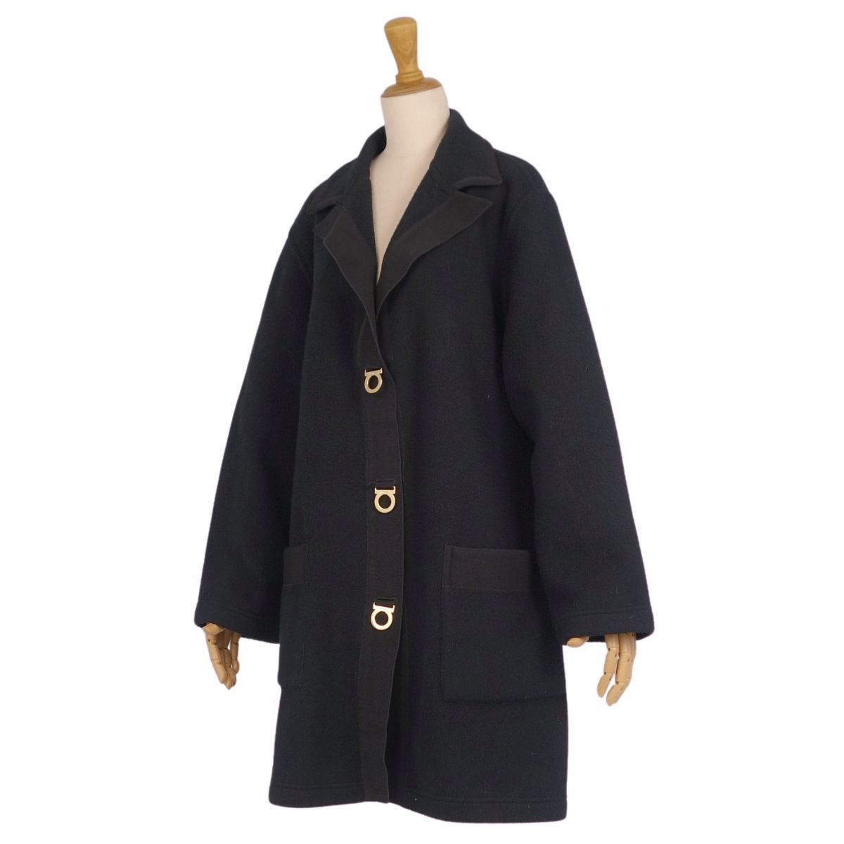 美品 サルヴァトーレ フェラガモ Salvatore Ferragamo コート - メルカリ