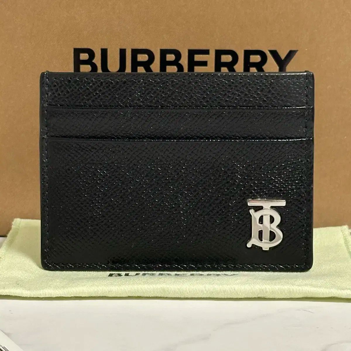 付属品完備 Burberry バーバリー TB ロゴ カードウォレット