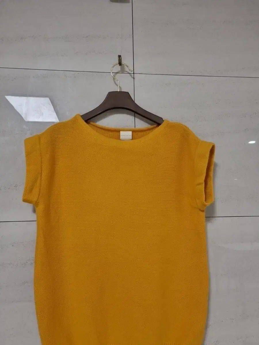 モントート マスタード カシミヤ ニット M