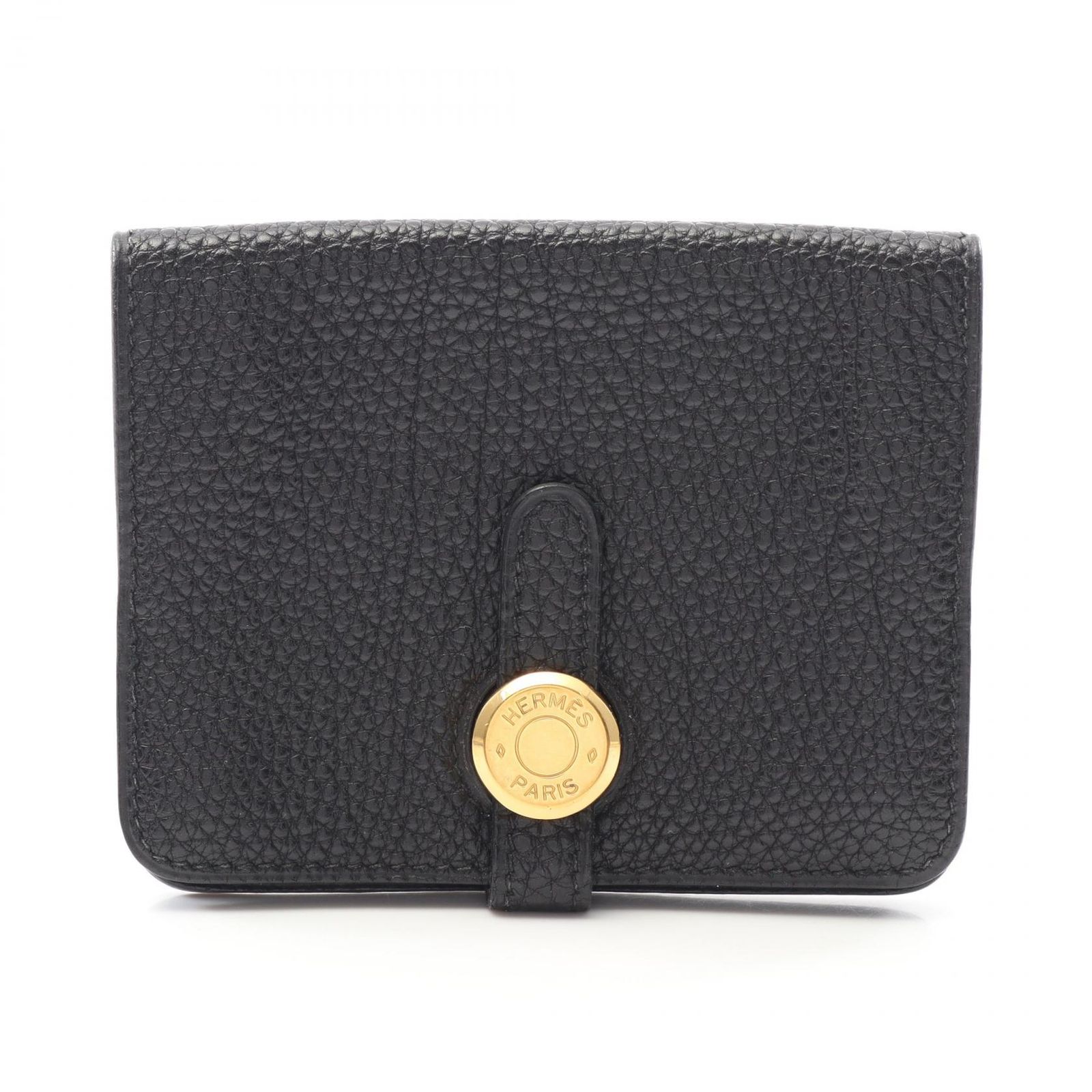 エルメス HERMES カードケース ドゴン ブラック レザー ドゴンカード 
