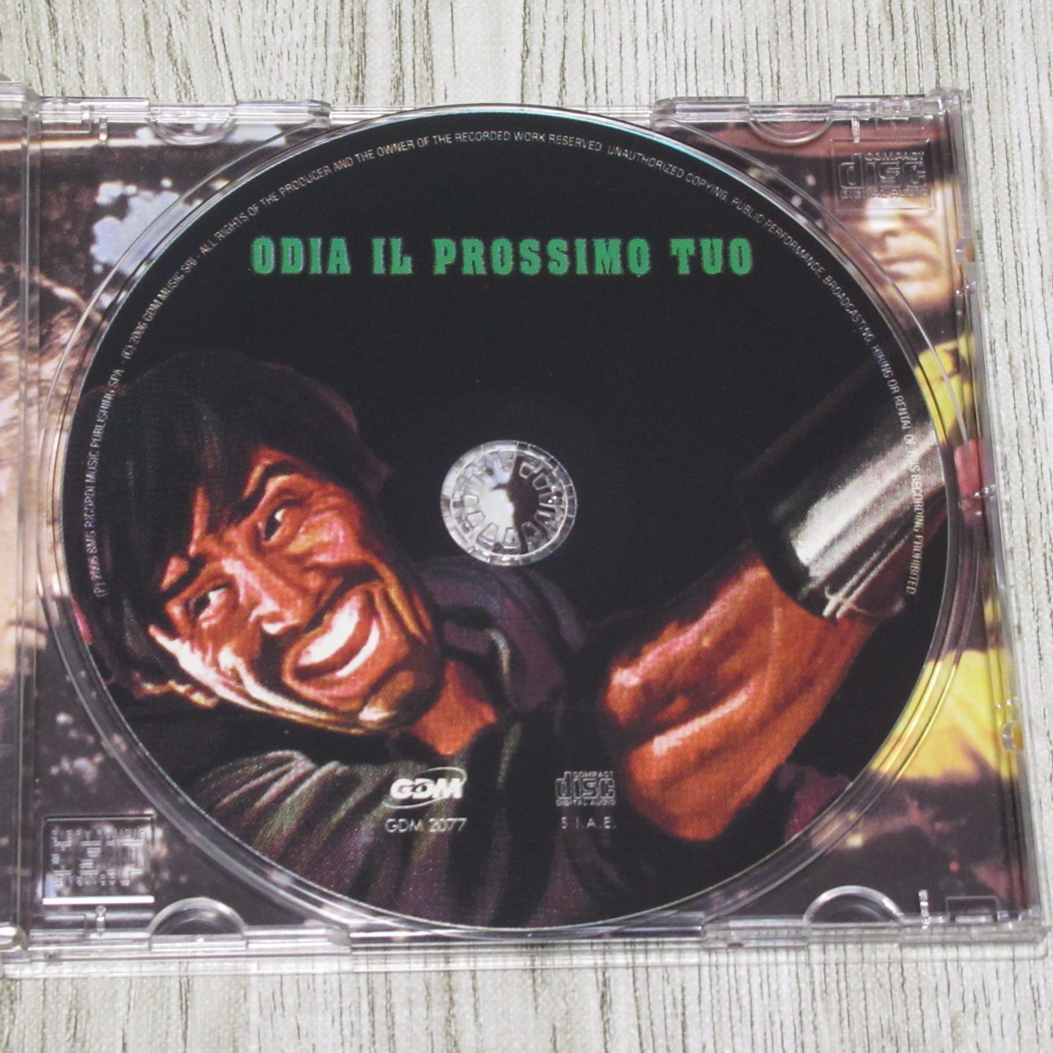 CD ROBBY POITEVIN ‎ ODIA IL PROSSIMO TUO ORIGINAL MOTION