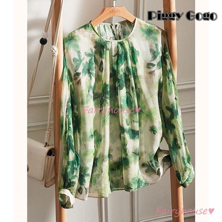 Tシャツ レディース 40代 秋新作 オシャレブラウス 花柄 Tシャツ