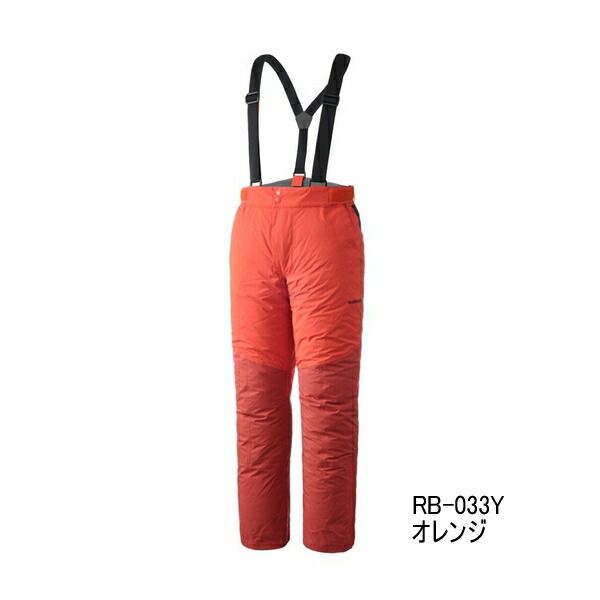 ≪ 25年9月新商品 ≫ シマノ ゴアテックス インサレーション パンツ 05 RB-033Y オレンジ Mサイズ
