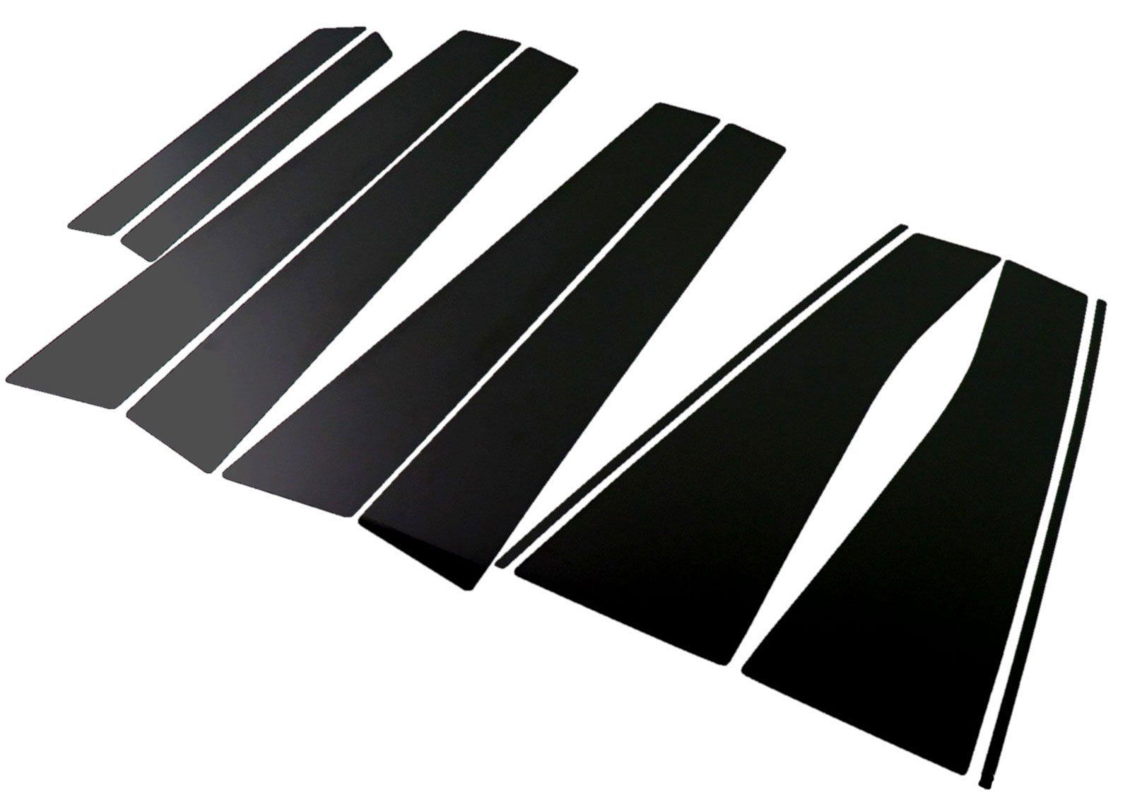 BRIGHTZ ウィッシュ 20系 ブラックメッキピラーパネルカバー 10PC バイザー無し用 PIL-BLA-110 4966